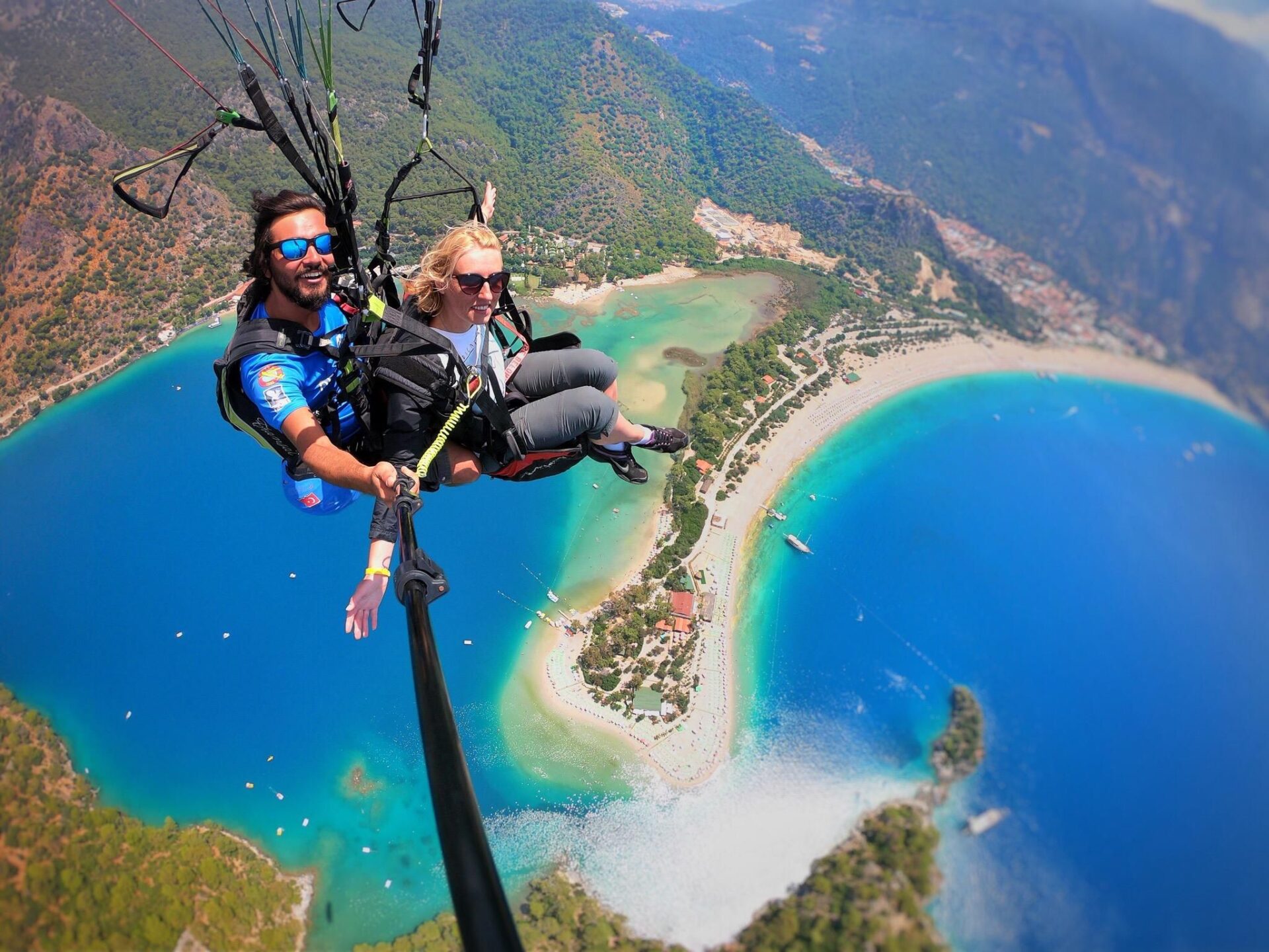 Fethiye'de Yamaç Paraşütü