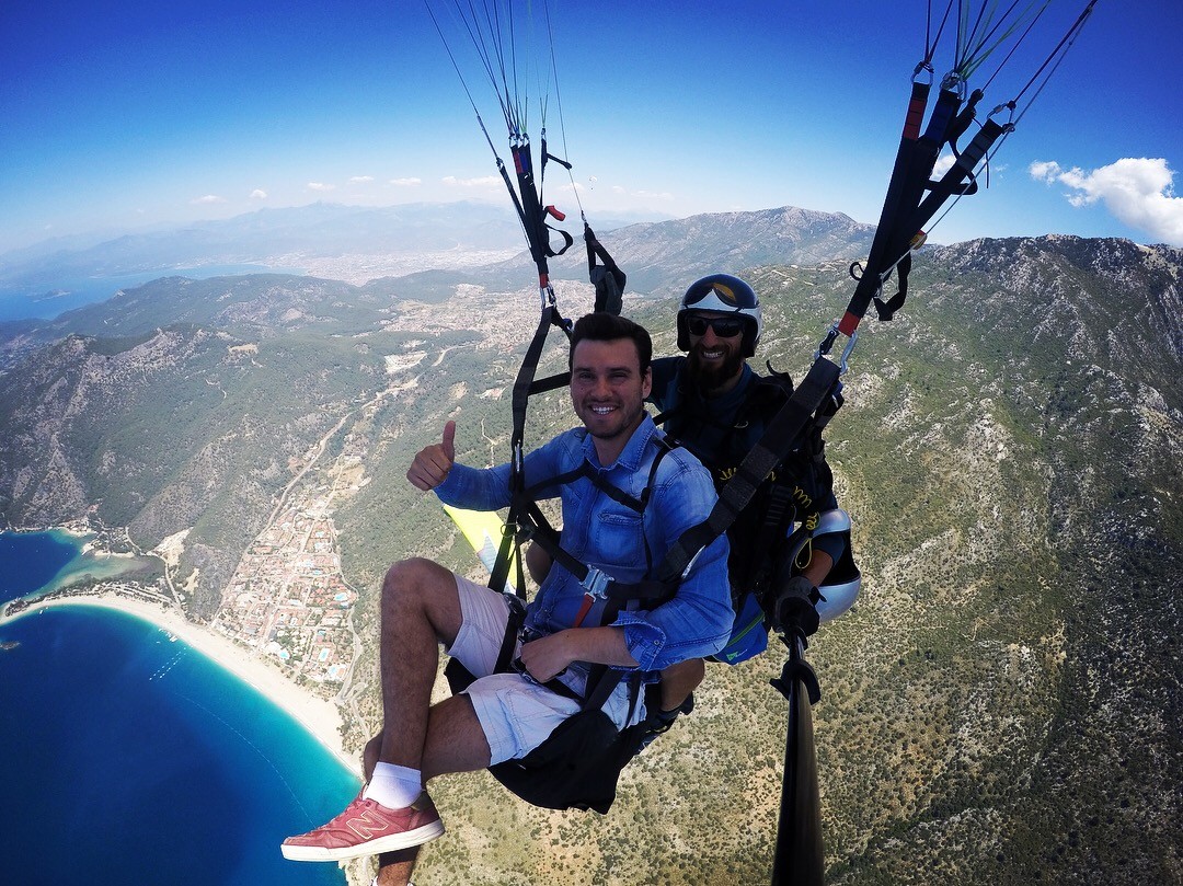 Fethiye'de Yamaç Paraşütü