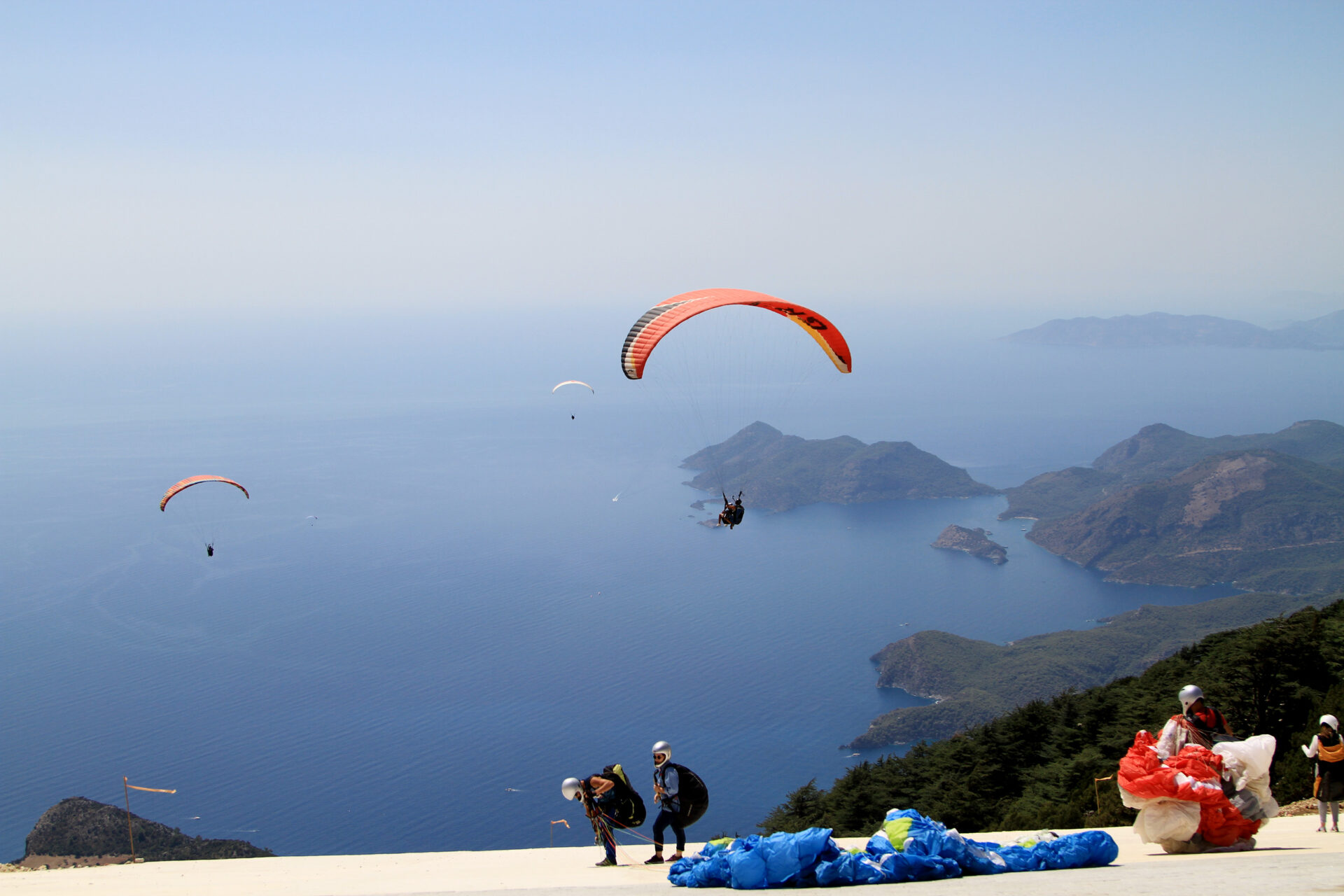 Fethiye'de Yamaç Paraşütü