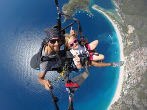 Fethiye'de Yamaç Paraşütü