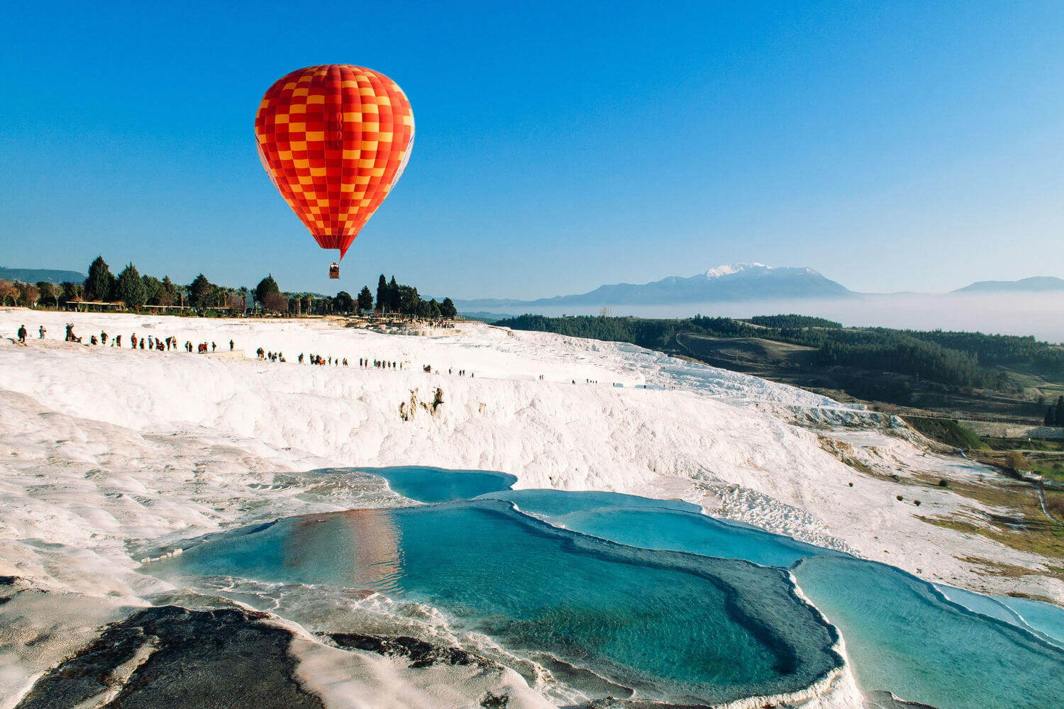 Hot Air Balloon in Pamukkale