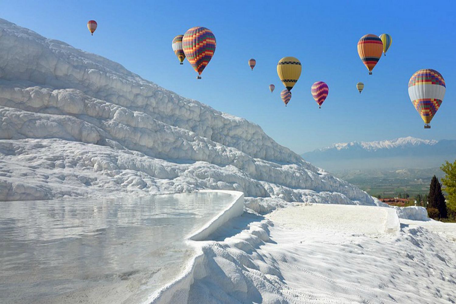 Hot Air Balloon in Pamukkale
